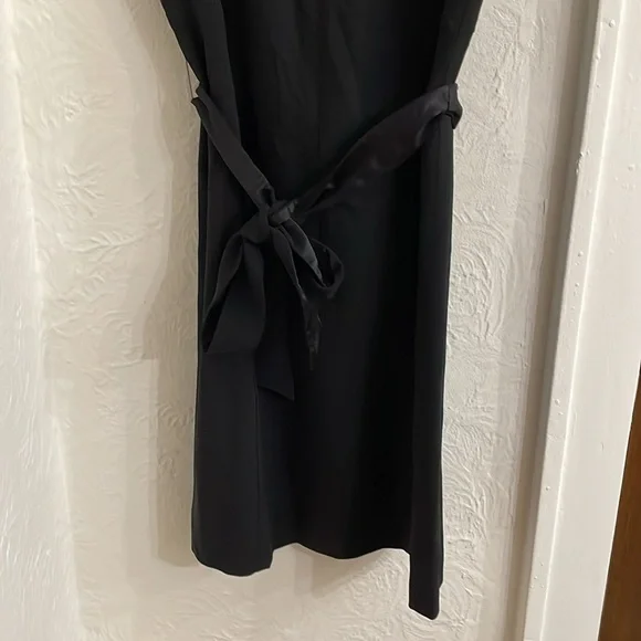 AKRIS PUNTO Women's Sleeveless Sheath Dress Size 10 In Black